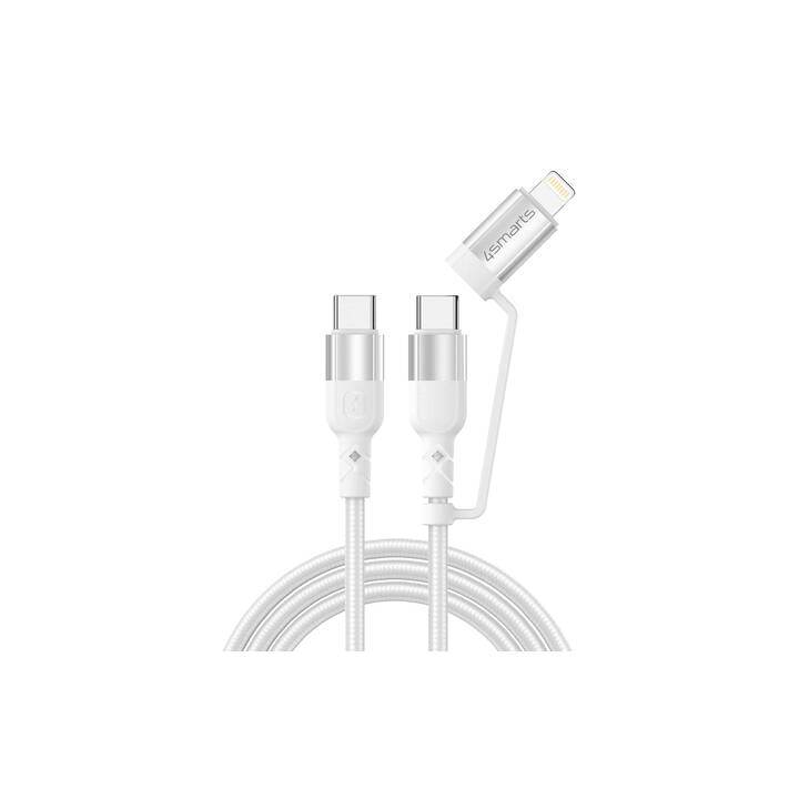 4SMARTS Câble (Fiche USB 2.0 de type C, USB 2.0, 1.5 m)