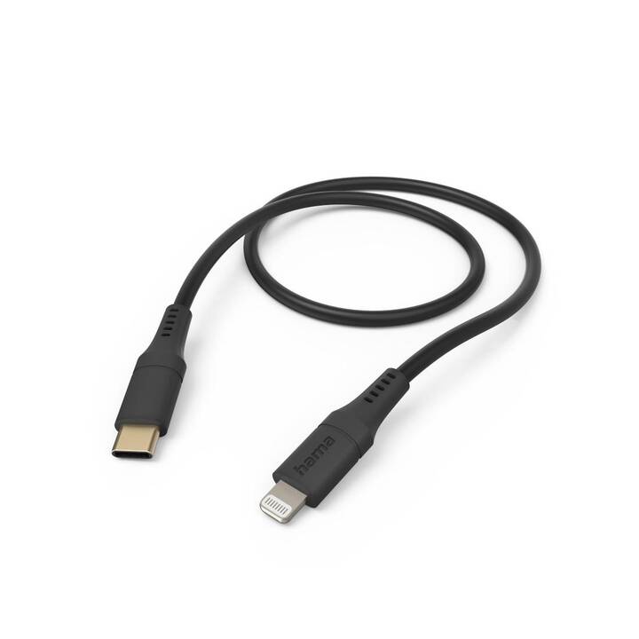 HAMA Flexible Câble (Lightning, USB 2.0, 1.5 m)