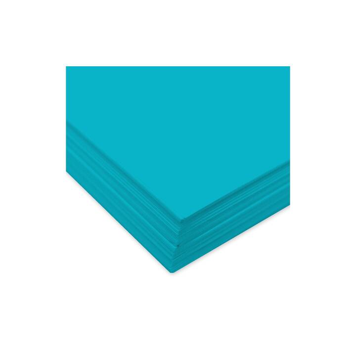 URSUS Papier à dessin de couleur (Bleu, A4, 100 feuille)