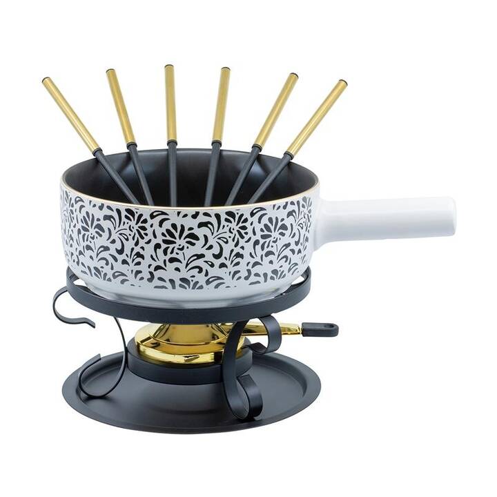 KADASTAR Set à fondue Floral (Fromage, 22 cm)