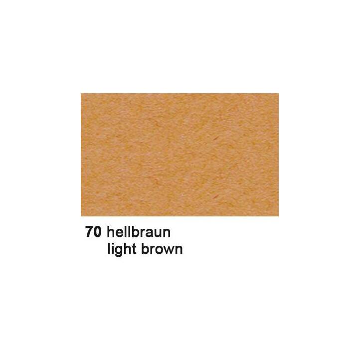 URSUS Tonzeichenpapier 70 (Braun, Hellbraun, A4, 100 Stück)