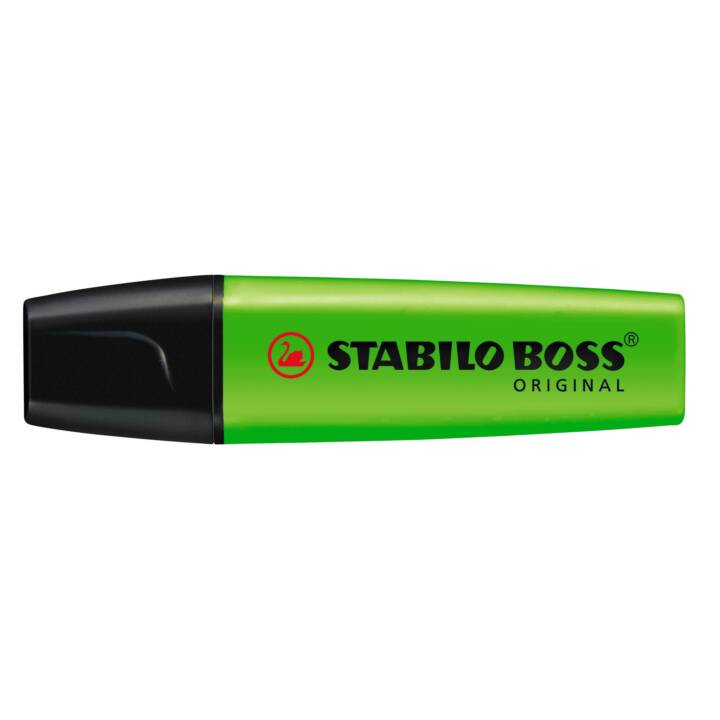 STABILO Surligneur Boss Original (Vert, 10 pièce)