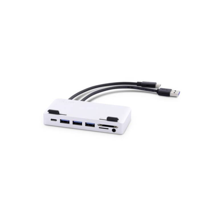 LMP Attach 7 Port iMac (7 Ports, Jack 3.5 mm, USB di tipo C, USB di tipo A)