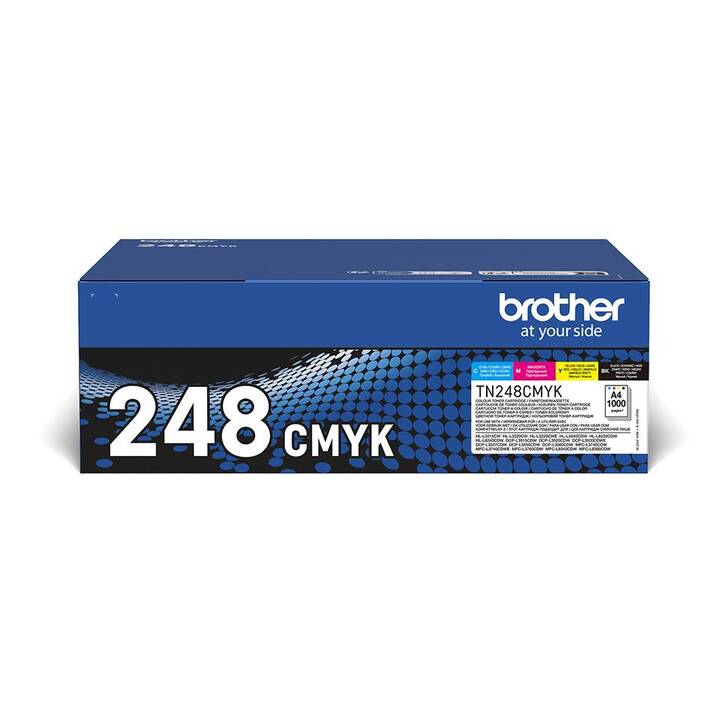 BROTHER TN-248VAL (Multipack, Jaune, Noir, Magenta, Cyan)