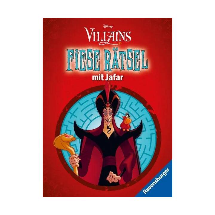 Ravensburger Disney Villains: Fiese Rätsel mit Jafar - Knifflige Rätsel für kluge Köpfe ab 9 Jahren