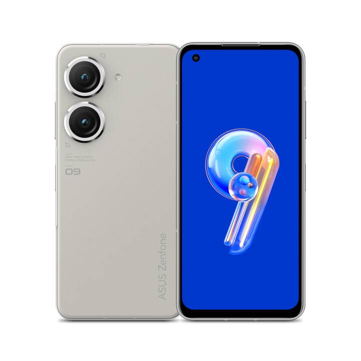 ASUS Zenfone 9 (5G, 128 GB, 5.9", 50 MP, Moonlight White)