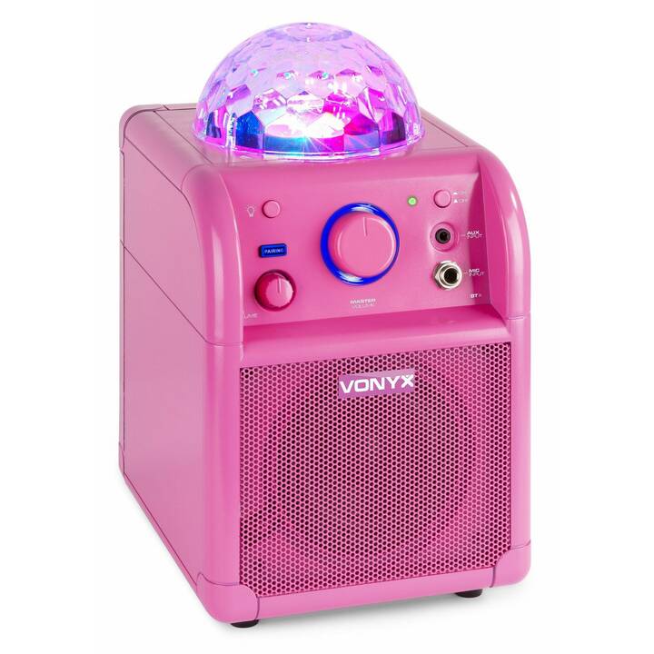 VONYX SBS50B Party Speaker (50 W, Diffusori PA, Pink)