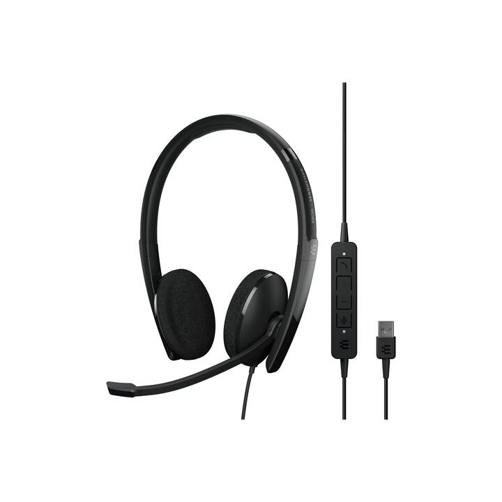 EPOS Office Headset Adapt 160 II (On-Ear, Kabel, Schwarz)