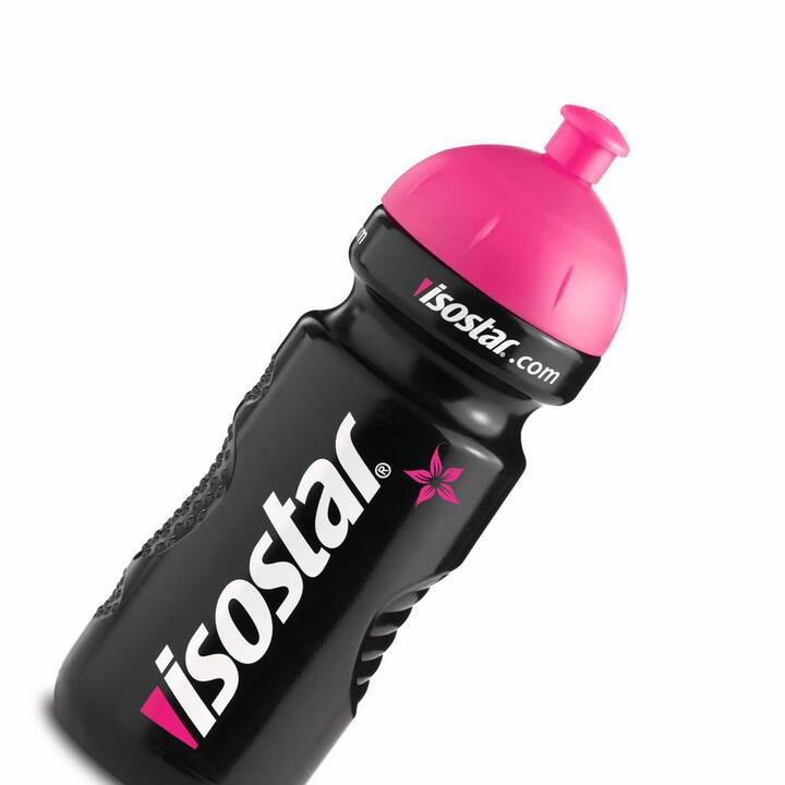 ISOSTAR Bottiglia sportiva Bidon (650 ml, Nero, Pink)