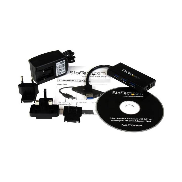 STARTECH.COM USB-Hub, Schwarz