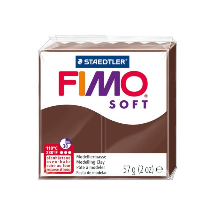 FIMO Pasta per modellare Soft (57 g, Marrone)