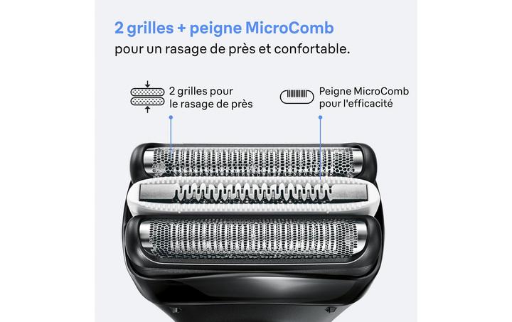 BRAUN Series 3 ProSkin 3040s (Schwarz, Blau) - Interdiscount