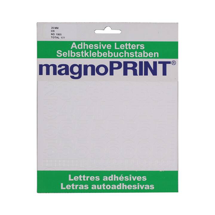 MAGNOPRINT Sticker (Text & Buchstaben)