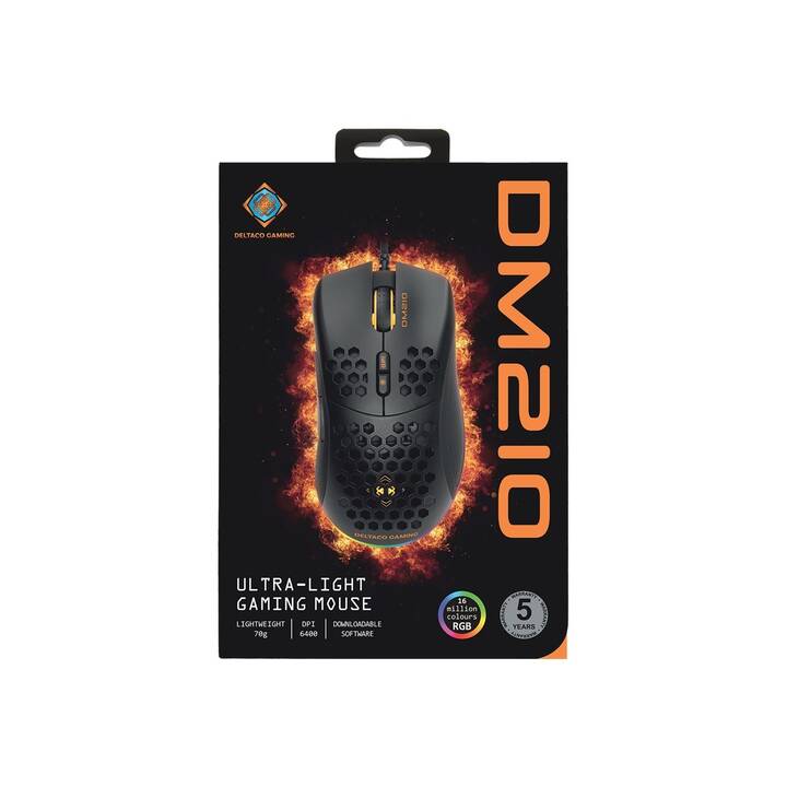 DELTACO DM210 Mouse (Cavo, Gaming)