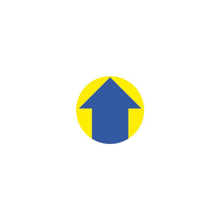 AVERY ZWECKFORM Sticker (Gelb, Blau)