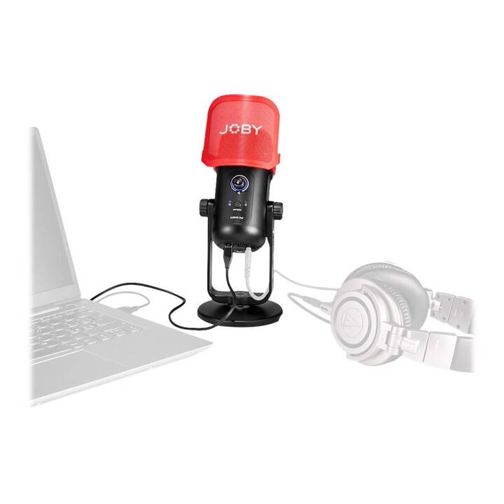 JOBY Wavo POD Microphone studio (Noir, Rouge)