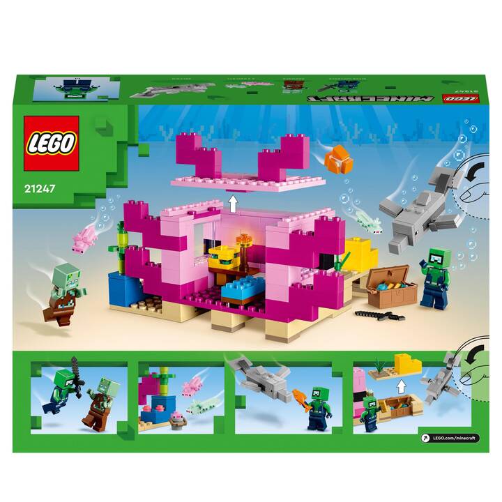 LEGO Minecraft Das Axolotl-Haus (21247)