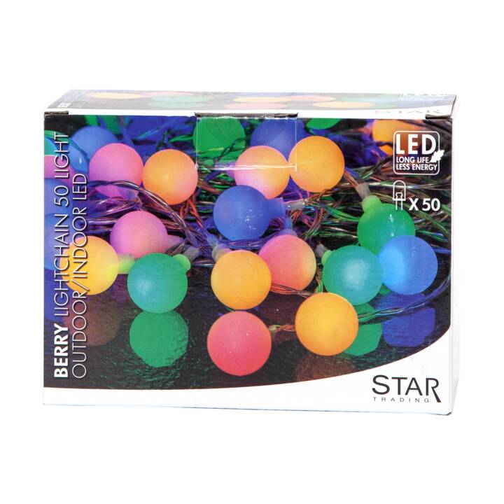 STAR TRADING Lichterkette Berry (50 LEDs, 735 cm)