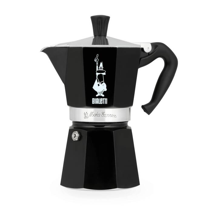 Bialetti macchina per caffè espresso moka timer argento nero 3