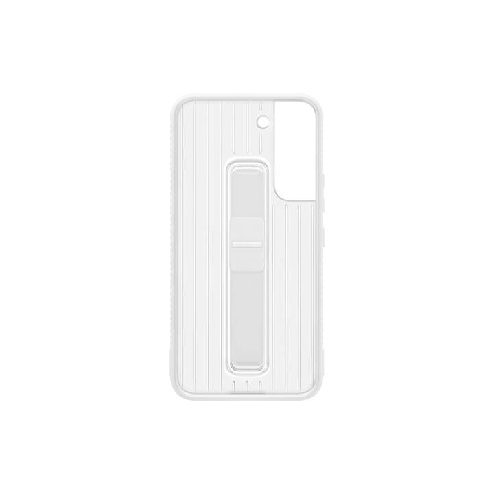 SAMSUNG Backcover Protective Standing Cover (Galaxy S22 5G, Bianco)