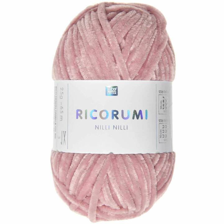 RICO DESIGN Wolle Ricorumi Nilli Nilli (25 g, Lachs, Pink, Rosa)