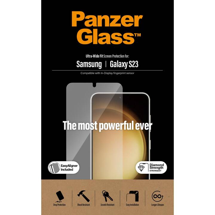 PANZERGLASS Displayschutzglas (Galaxy S23, 1 Stück)