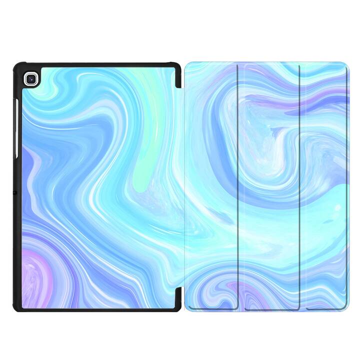 EG Coque pour Samsung Galaxy Tab A7 10.4" (2020) - Bleu Liquide