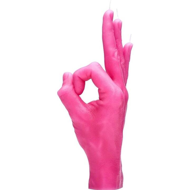 CANDLEHAND Candela a più stoppini Ok (Pink)