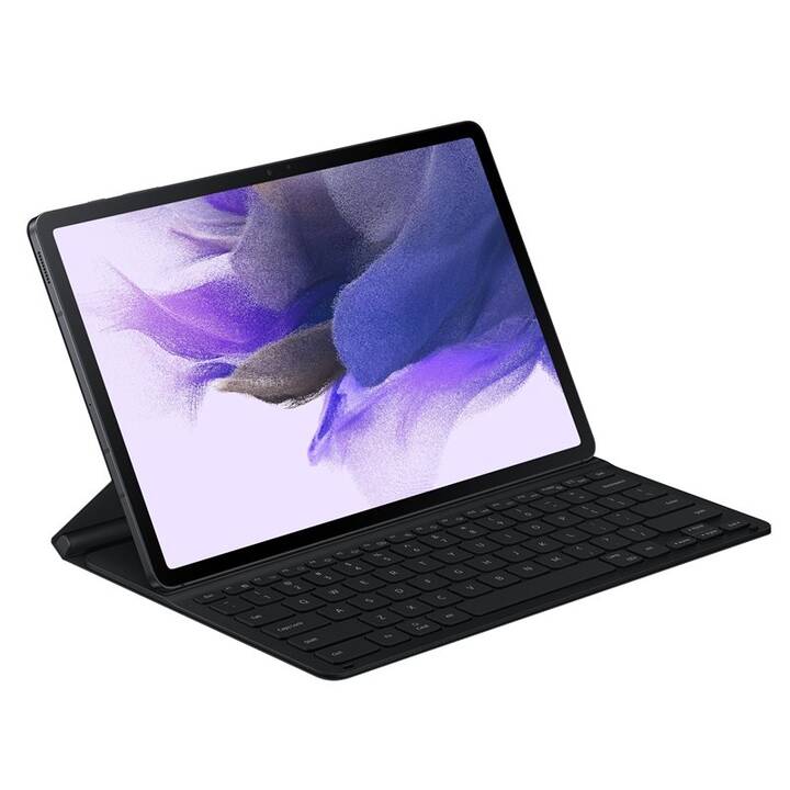 SAMSUNG Galaxy Tab S7+ / S7 FE Type Cover / Tablet Tastatur (12.4", Schwarz)