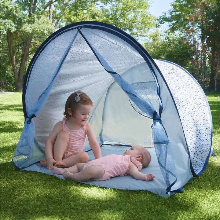 BABYMOOV Tenda da gioco Blue Waves (Blu chiaro, Blu, Lavorato)