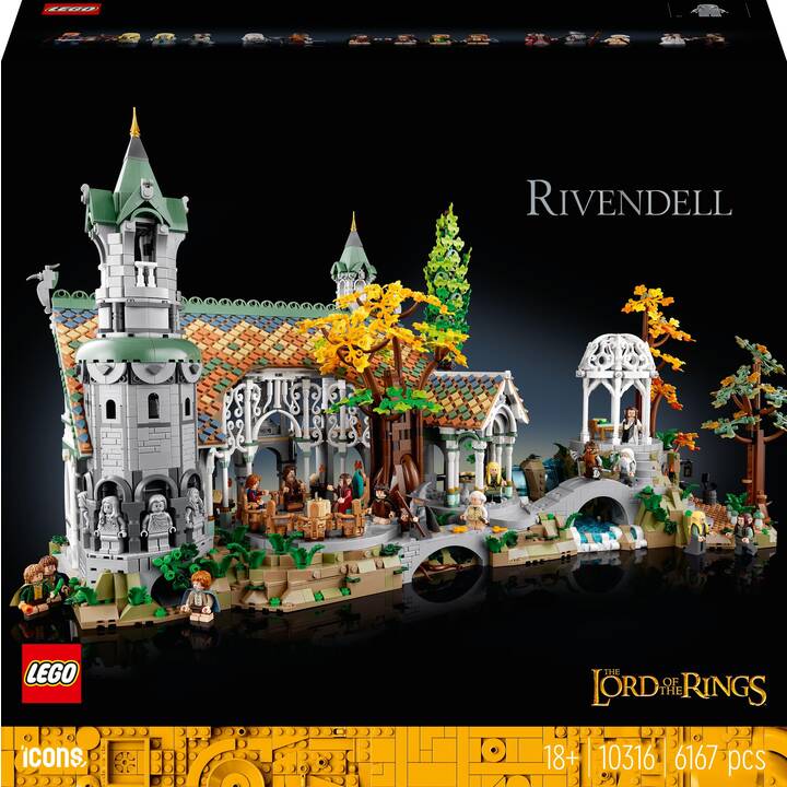 LEGO Der Herr der Ringe: Bruchtal (10316, seltenes Set)