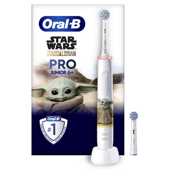 ORAL-B Junior Pro Grogu/Starwars (Blanc)