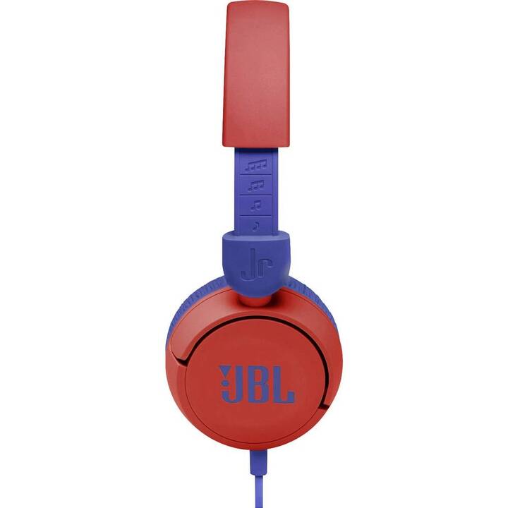 JBL BY HARMAN JR 310 Cuffie per bambini (On-Ear, Blu, Rosso)