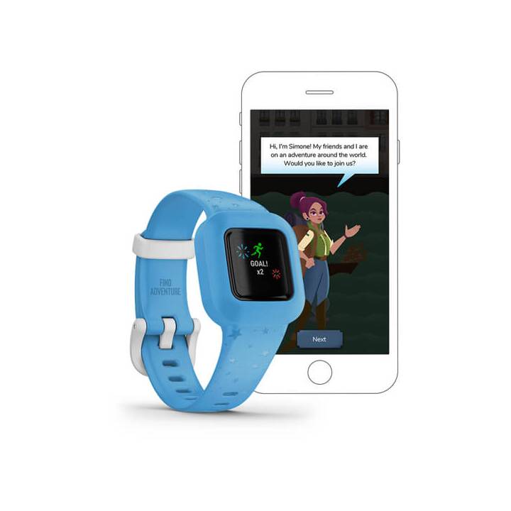 GARMIN vivofit jr. 3 (Taglia unica, Blu, Bianco)