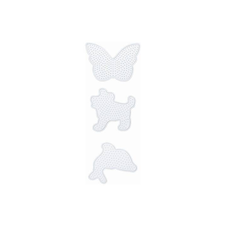 FOLIA Platte Set (Schmetterling, Delfin, Hund, 3 Stück)