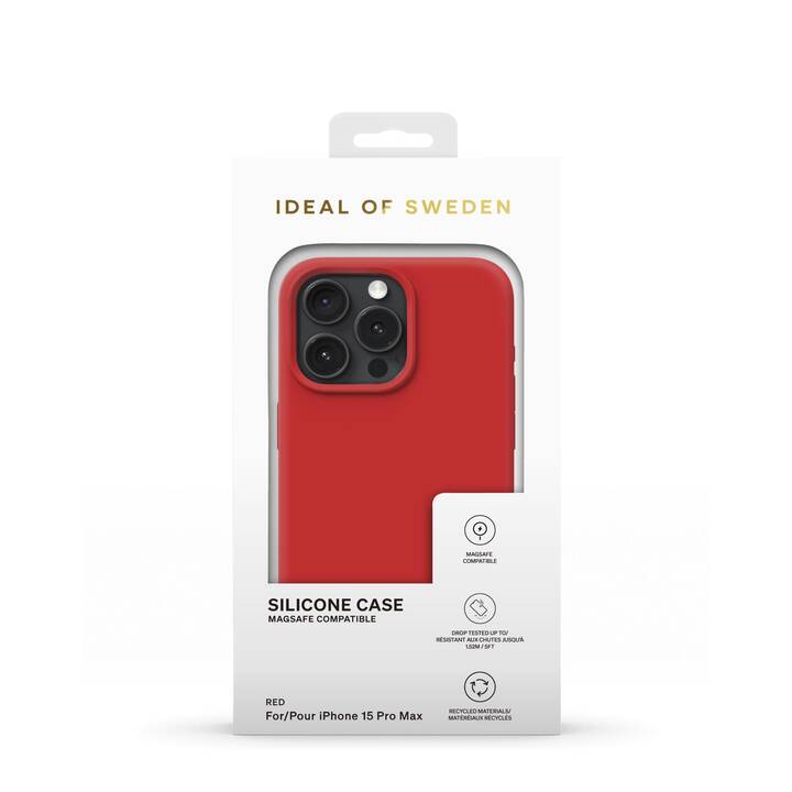 IDEAL OF SWEDEN Backcover (iPhone 15 Pro Max, Senza motivo, Rosso)