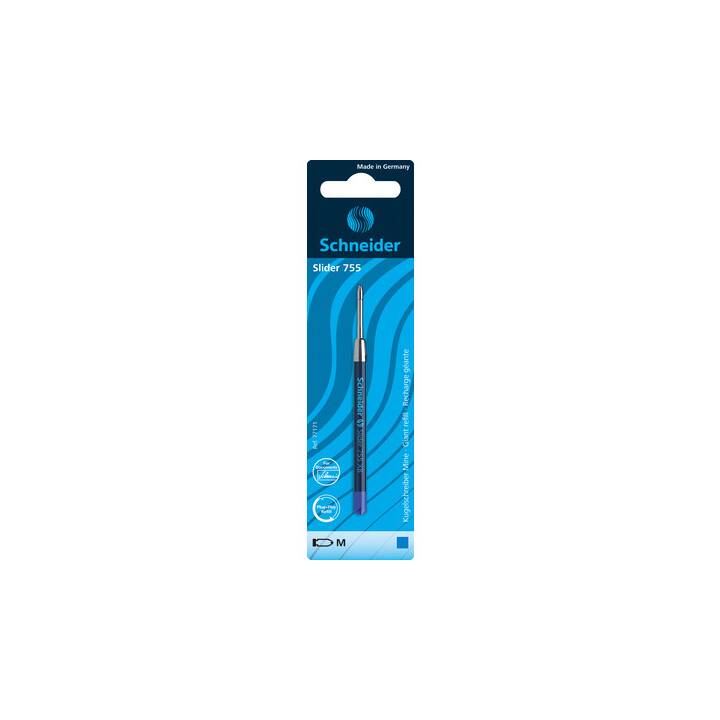 SCHNEIDER Mine per penna gel Slider 755 (Blu, 1 pezzo)