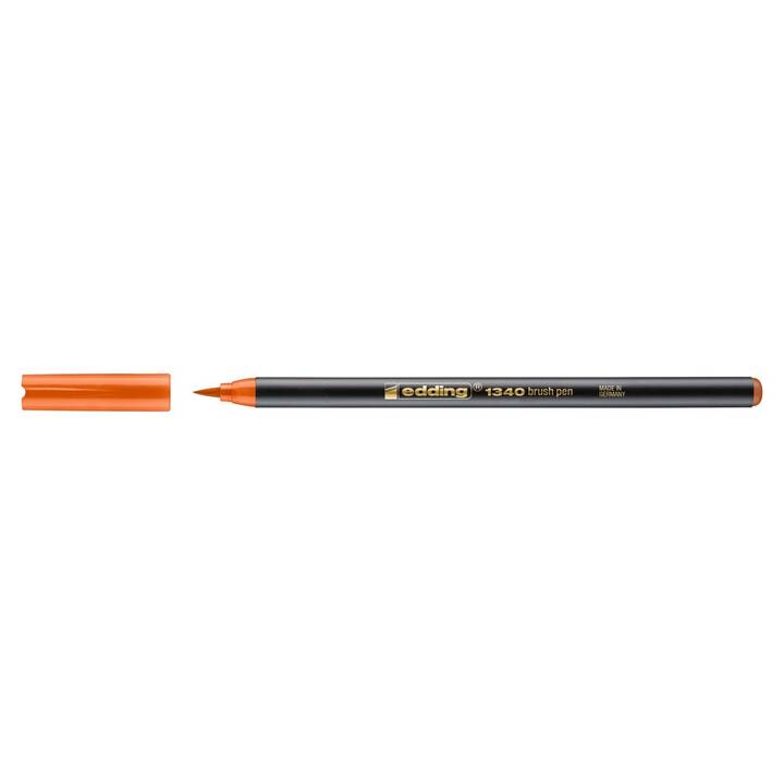 EDDING 1340 Brushpen Crayon feutre (Orange, 1 pièce)