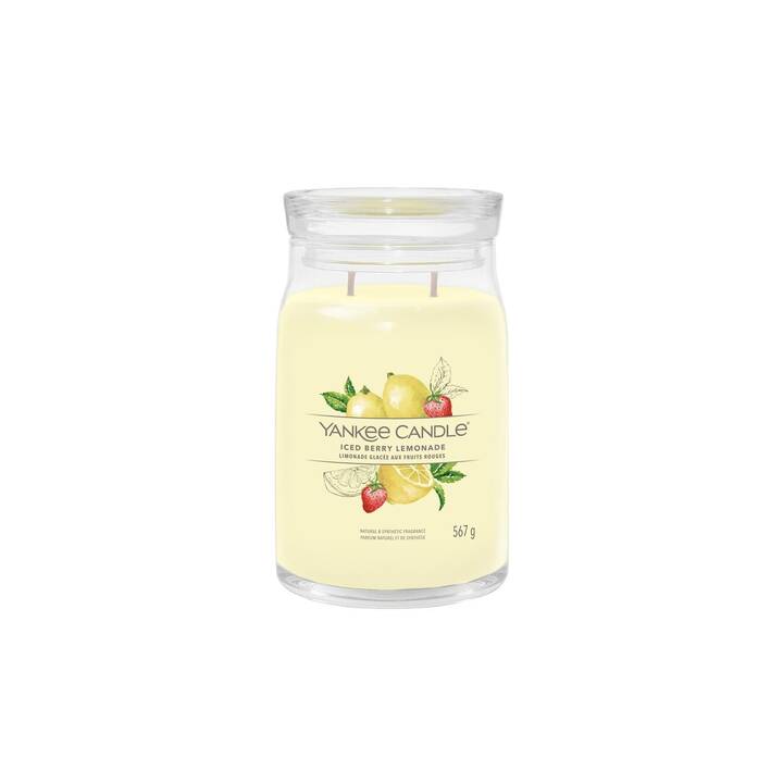 YANKEE CANDLE Bougie parfumée Iced Berry Lemonade