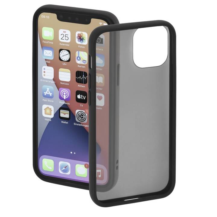 HAMA Backcover Invisible (iPhone 13 Pro Max, Transparent, Schwarz)