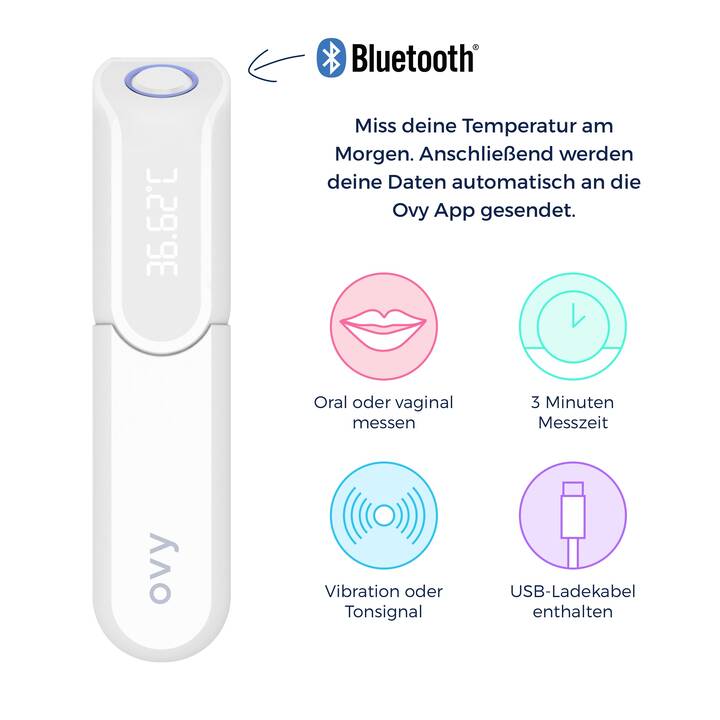 OVY Thermomètre de base Bluetooth