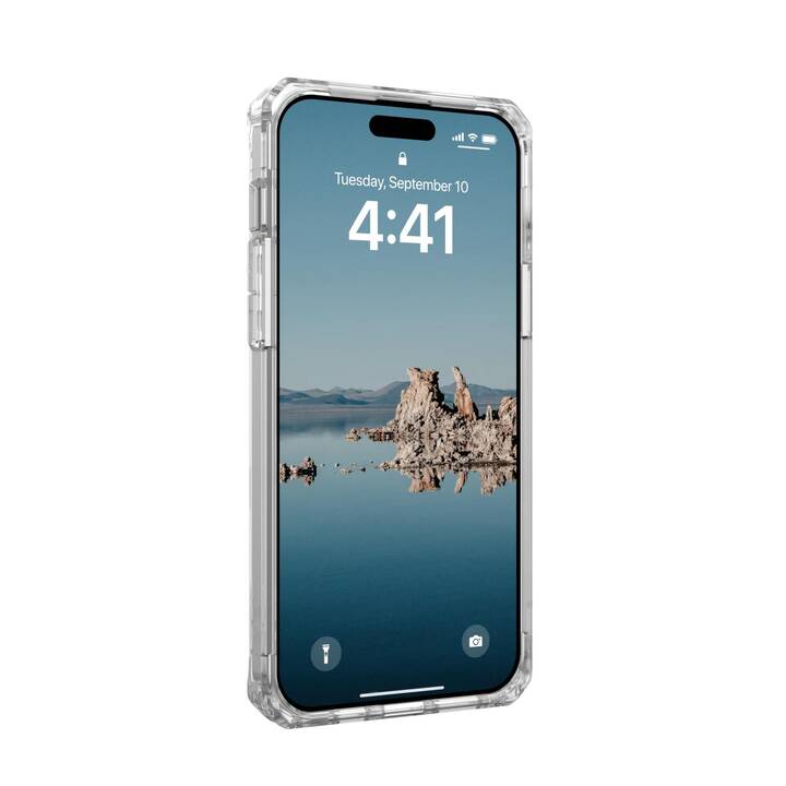 URBAN ARMOR GEAR Backcover (iPhone 15 Plus, Transparent, Weiss)