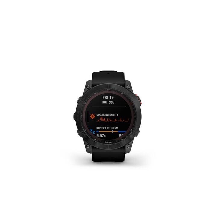 GARMIN Fenix 7X Solar (Taille unique, PVD, Acier inox)