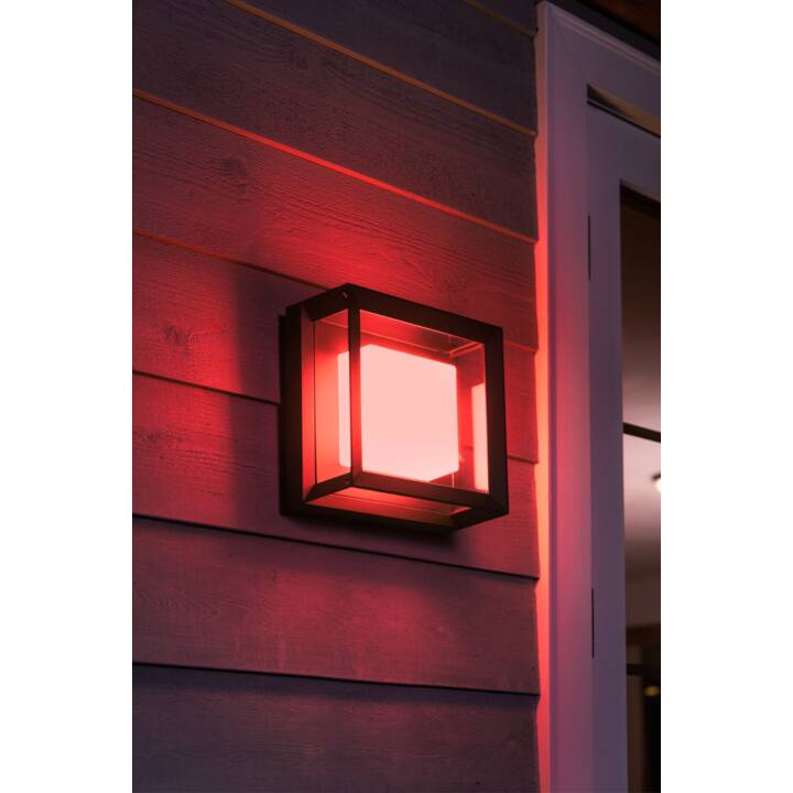 PHILIPS HUE Lampada da parete Econic (LED, 16 W, Nero)