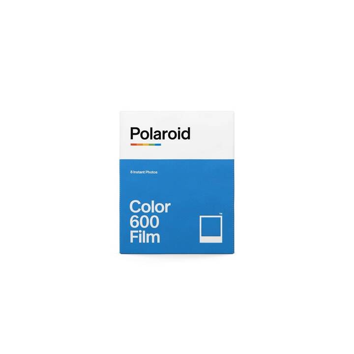POLAROID Color 600 - 8x Sofortbildfilm (Polaroid 600, Weiss)