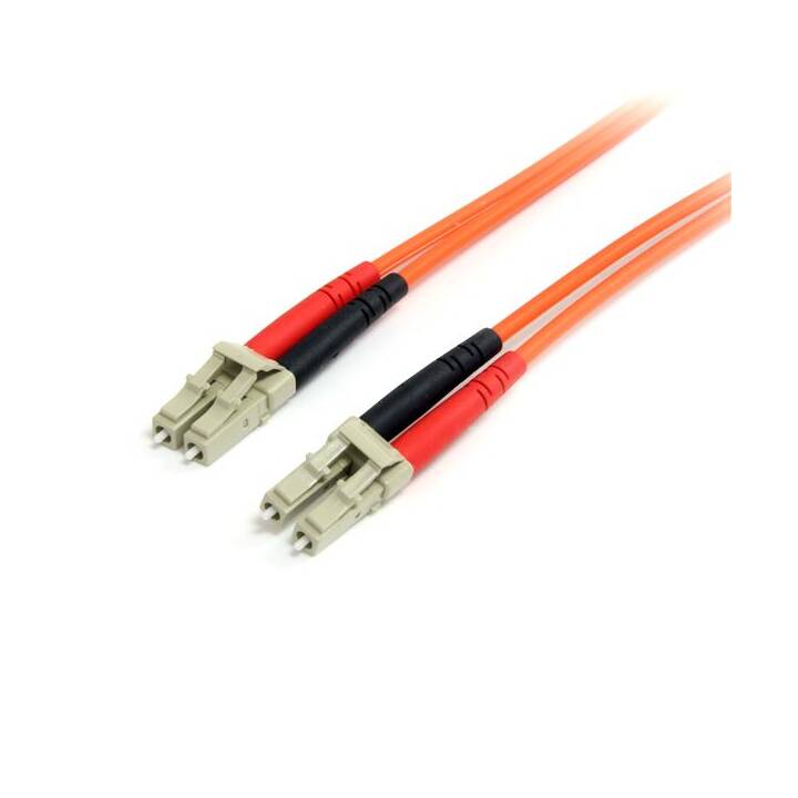 STARTECH.COM Multimode 62,5/125 Duplex LWL-Patchkabel LC - LC - Netzwerkkabel - 1 m - Orange