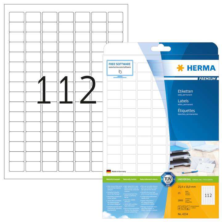 HERMA Premium (16.9 x 25.4 mm)