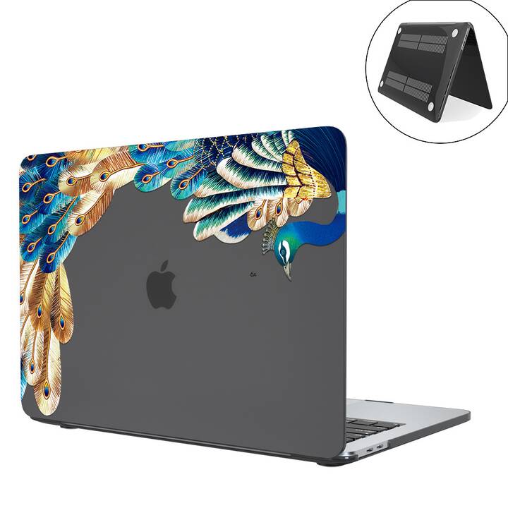 EG coque pour MacBook Air 13" (puce Apple M1) (2020) - multicolore - paon