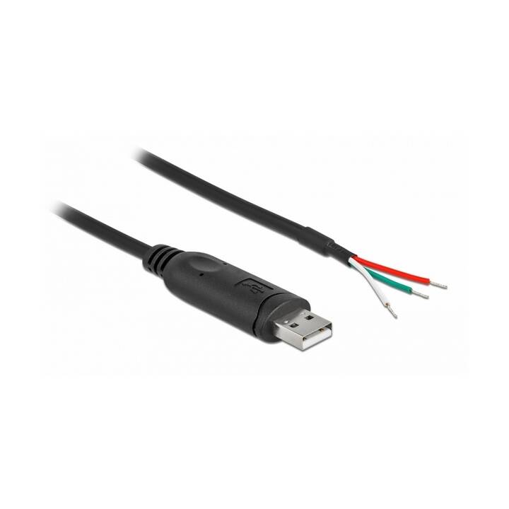DELOCK Câble de connexion (RS-232, USB 2.0, 1 m)