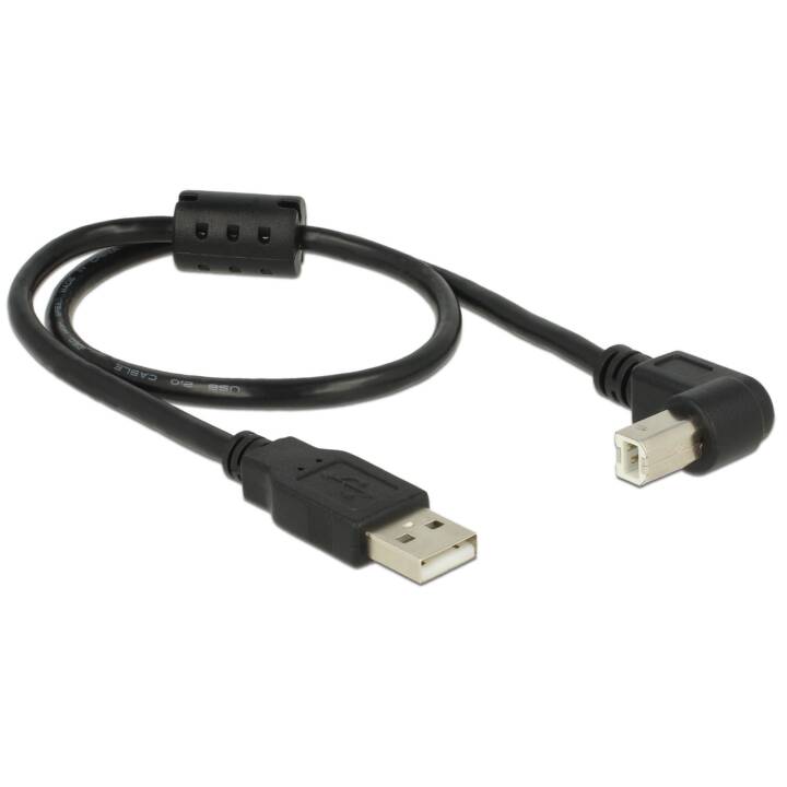 DELOCK Verbindungskabel (USB 2.0 Typ-B, USB 2.0 Typ-A, 0.5 m)